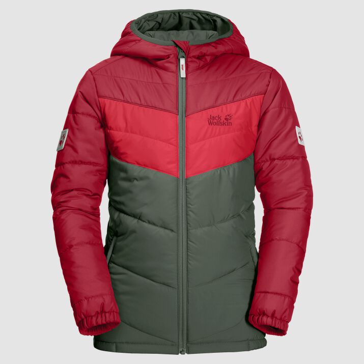 Chamarra Invierno Jack Wolfskin Three Hills Niños Rojos Mexico-3297146